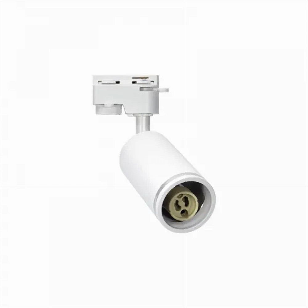 Trade Shop - Lampada Portafaretto Cilindrico Per Binario Monofase Orientabile Attacco Gu10 194c -