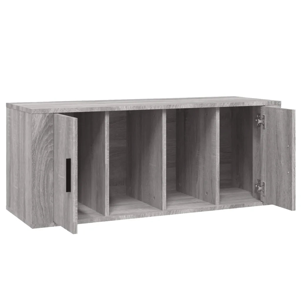 Mobile TV-Credenza TV-Console TV Grigio Sonoma 100x35x40 cm in Legno Multistrato 584704