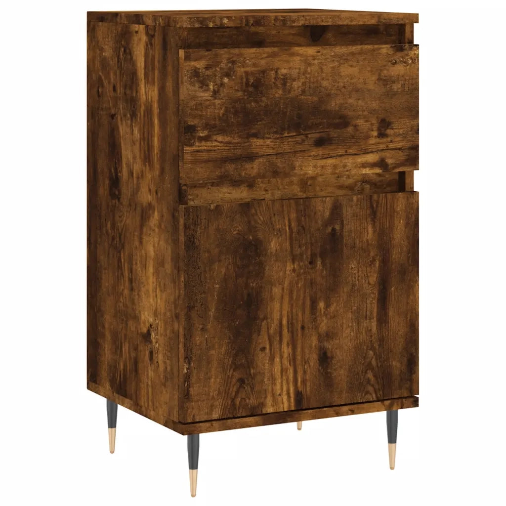 Credenza Rovere Fumo 40x35x70 cm in Legno Multistrato 831142