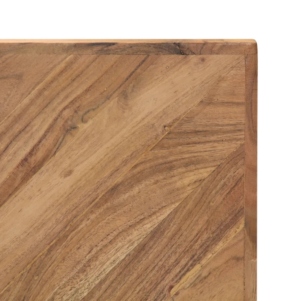 Tavolino da Salotto 110x110x36 cm Legno Massello di Acacia 247699