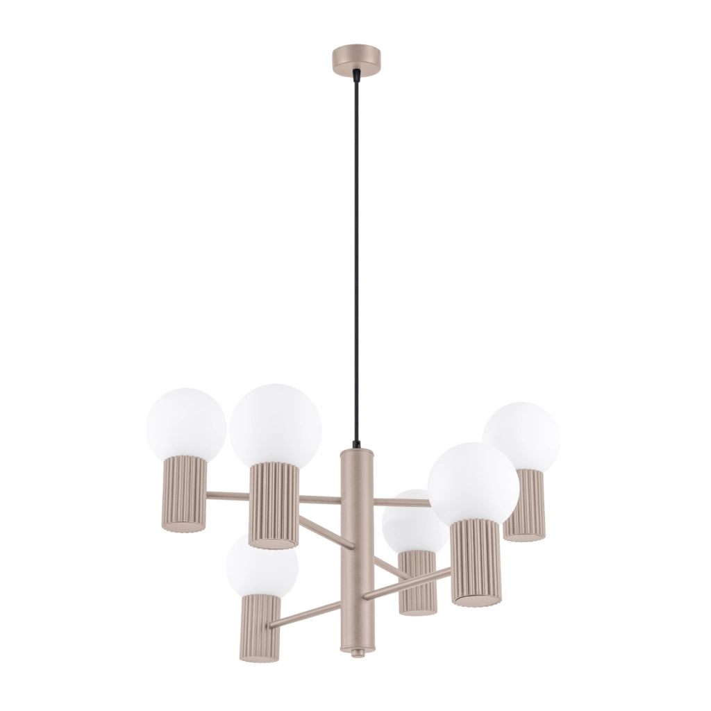 Lampadario HALO 6 taupe