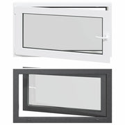 Finestra per Soffitta RISOR 110 x 50 cm PVC e Vetro Antracite CFW6504951