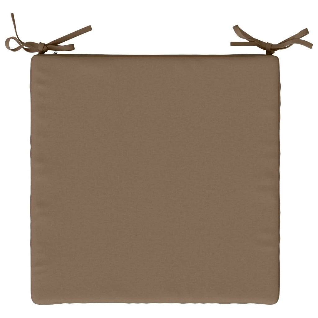 Cuscini per Sedia in 4 Pezzi SOEST 4 pz 100% Poliestere Tortora 944384