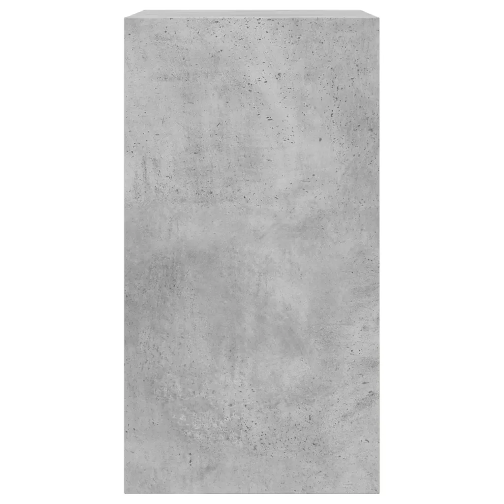 Scarpiera-Scaffale per scarpe Grigio Cemento 60x34x63,5 cm in Legno Multistrato