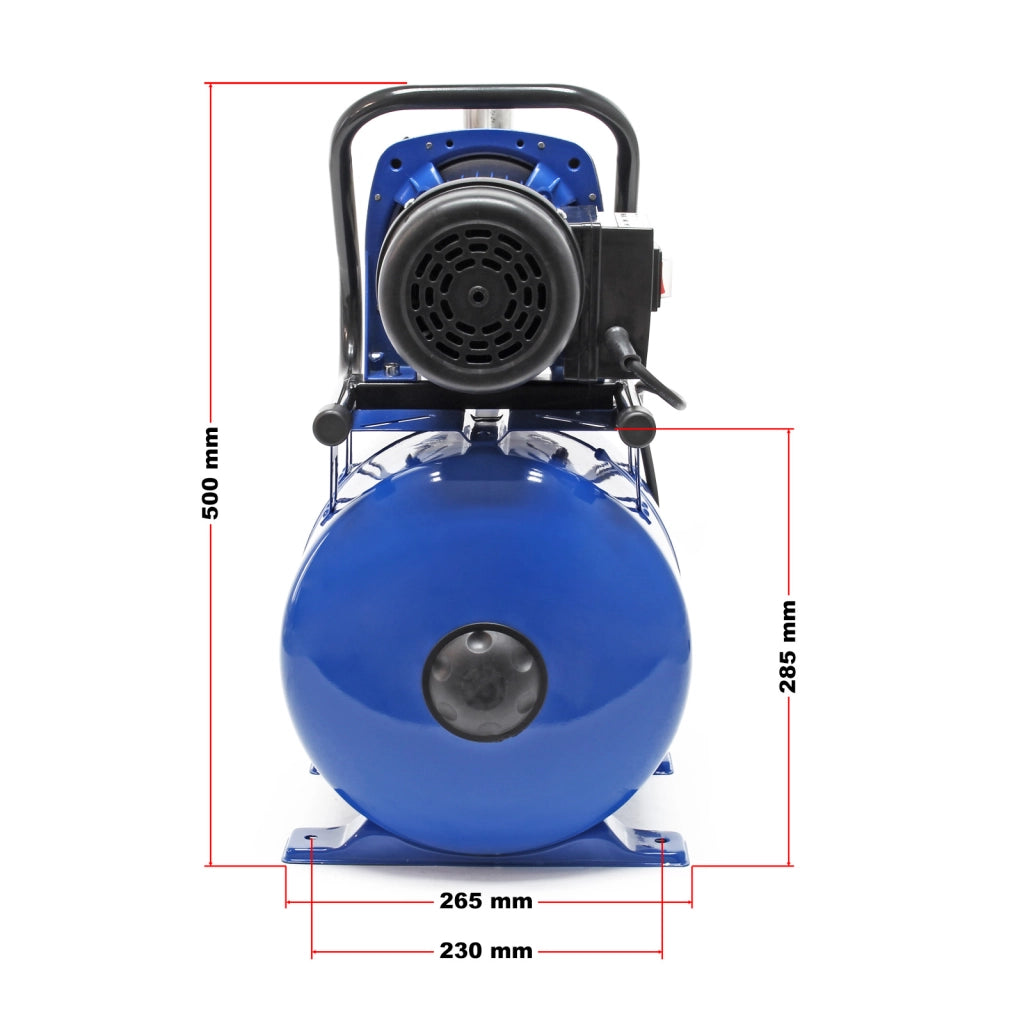 Pompa autoclave uso domestico 19 l con pressostato 1200W 3400l/h Elettropompa da giardino