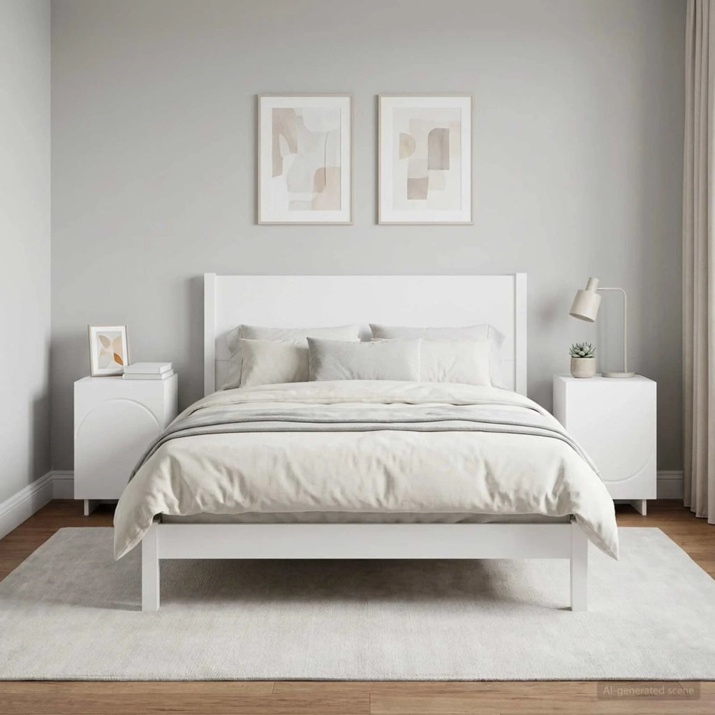 Armadio da Notte 2 pcs Bianco 33,5 x 34,5 x 50 cm 8011406
