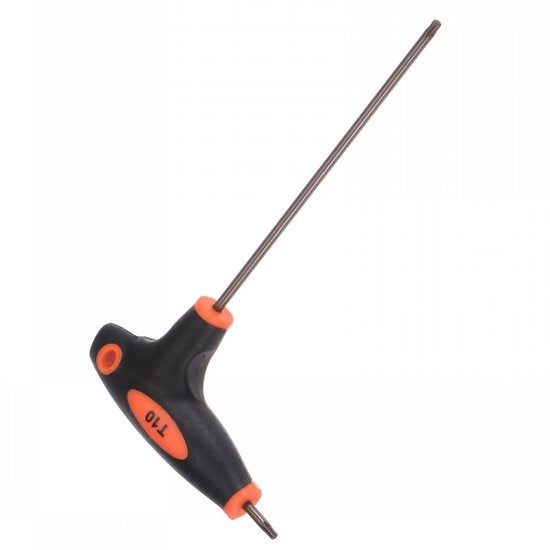 Chiave Torx T10 - Antisabotaggio - Manubrio T - Doppio fine - Chiave inglese - Acciaio S2
