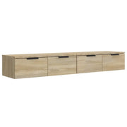 Armadietto a Muro | Mobili Pensili 2 pz Rovere Sonoma 68x30x20 cm Legno Multistrato