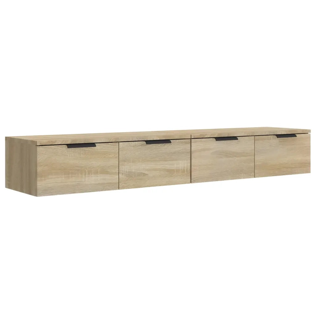 Armadietto a Muro | Mobili Pensili 2 pz Rovere Sonoma 68x30x20 cm Legno Multistrato