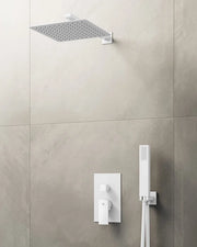 Set doccia da incasso Orion Bianco Monomando rocicador a pared DUCHA.ES