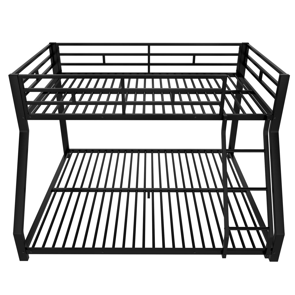 letto a castello metallo nero 204 x 144.5 cm