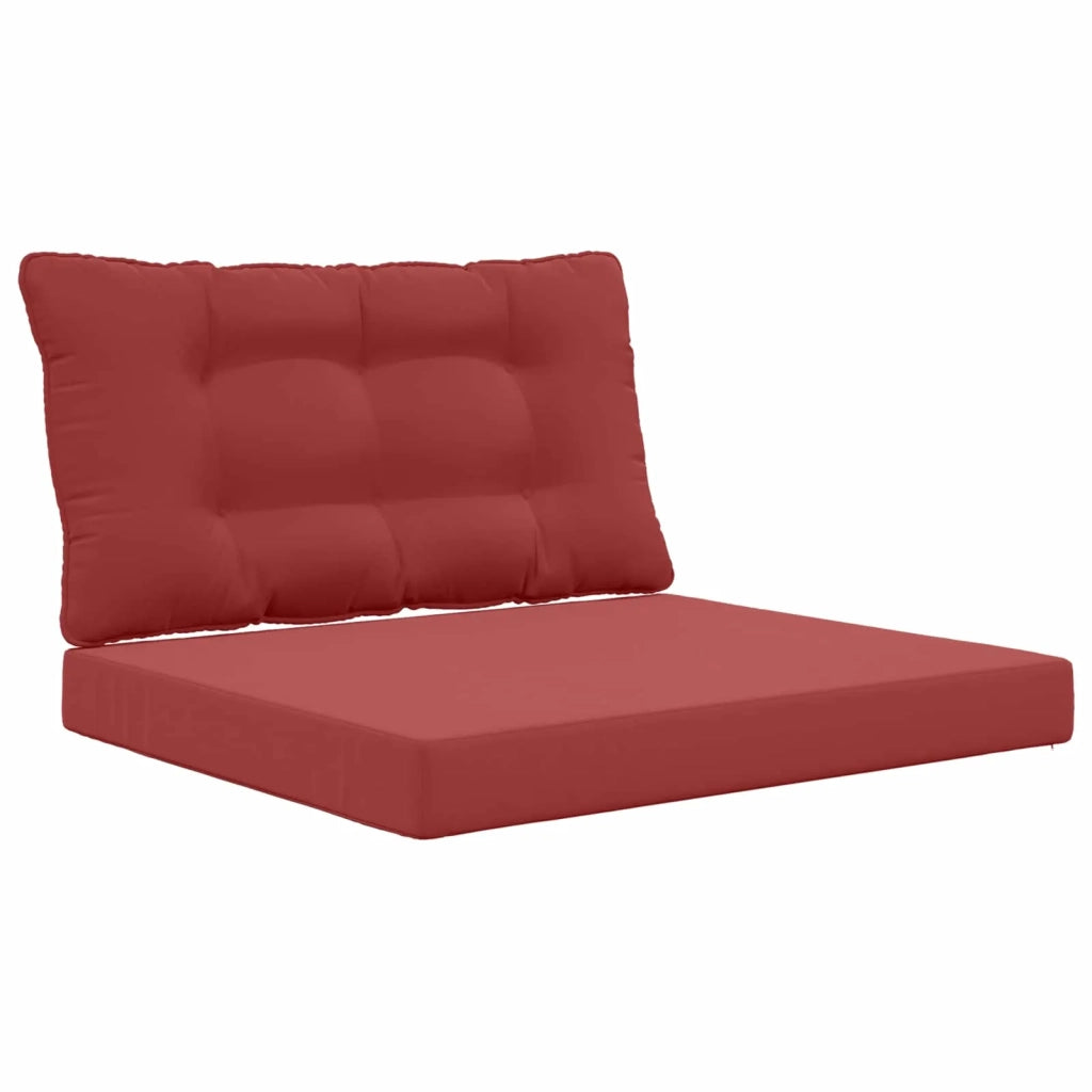 Cuscino per divano da esterno 2 pcs Rosso vino Poliestere