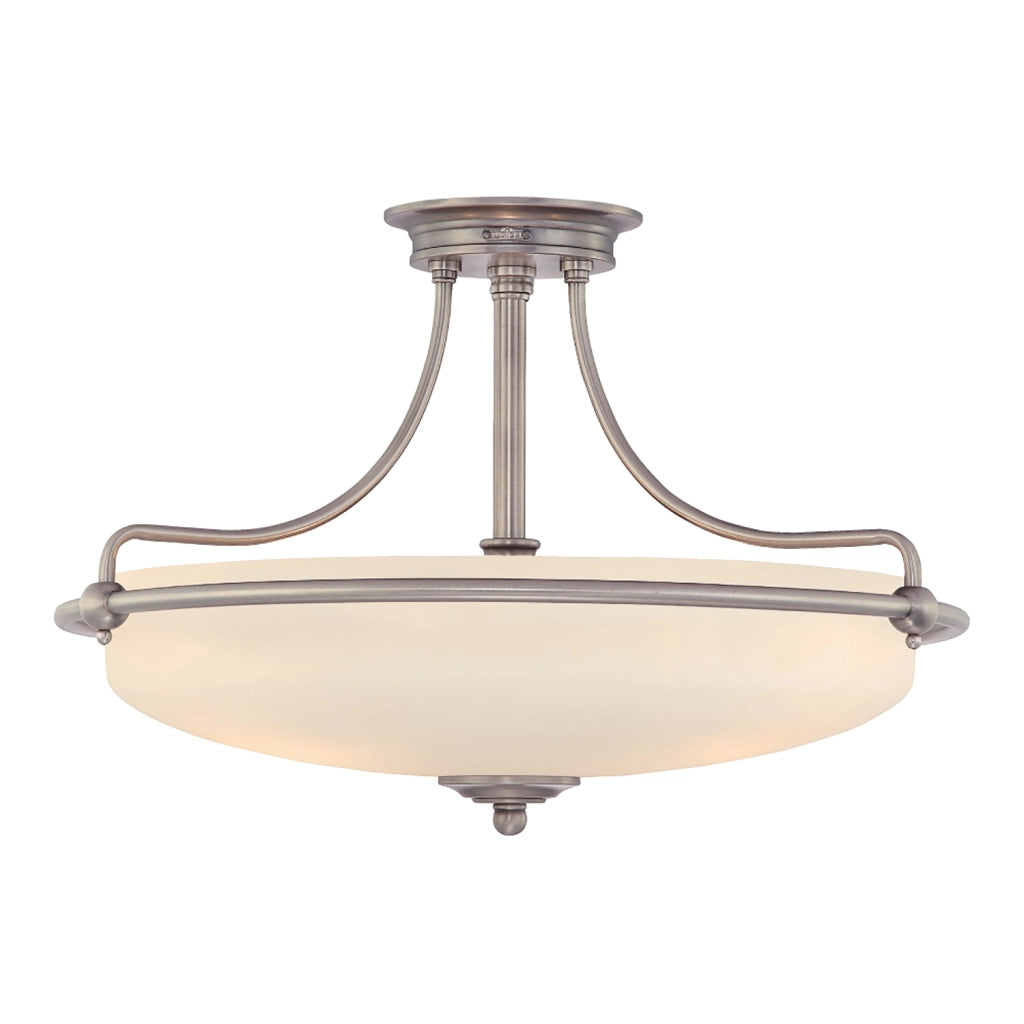 Lampada A Soffitto Contemporanea Griffin Metallo Cromo Lucido 4 Luci E27