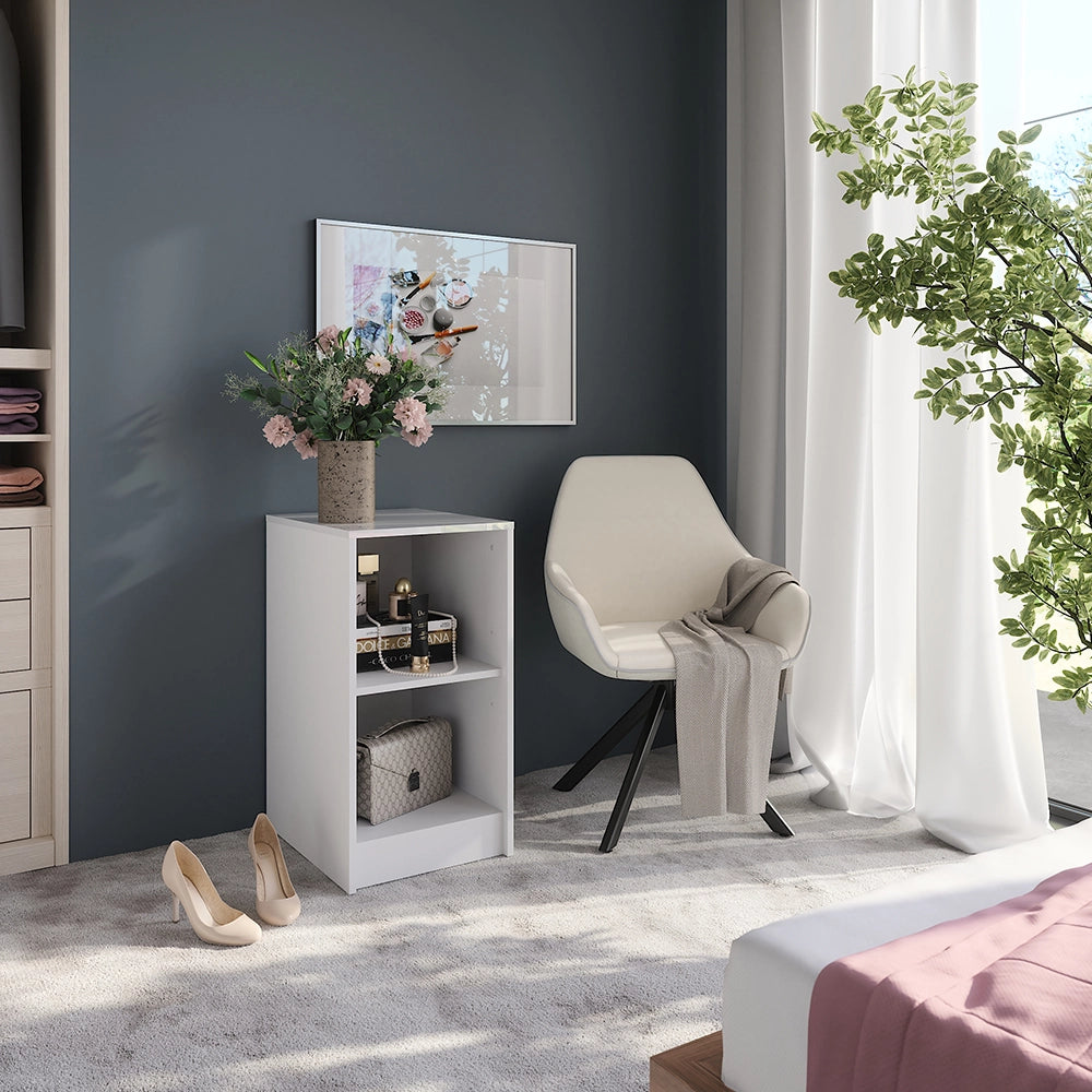 Vicco Cassettiera Bianco/bianco lucido 40.2 x 76 cm