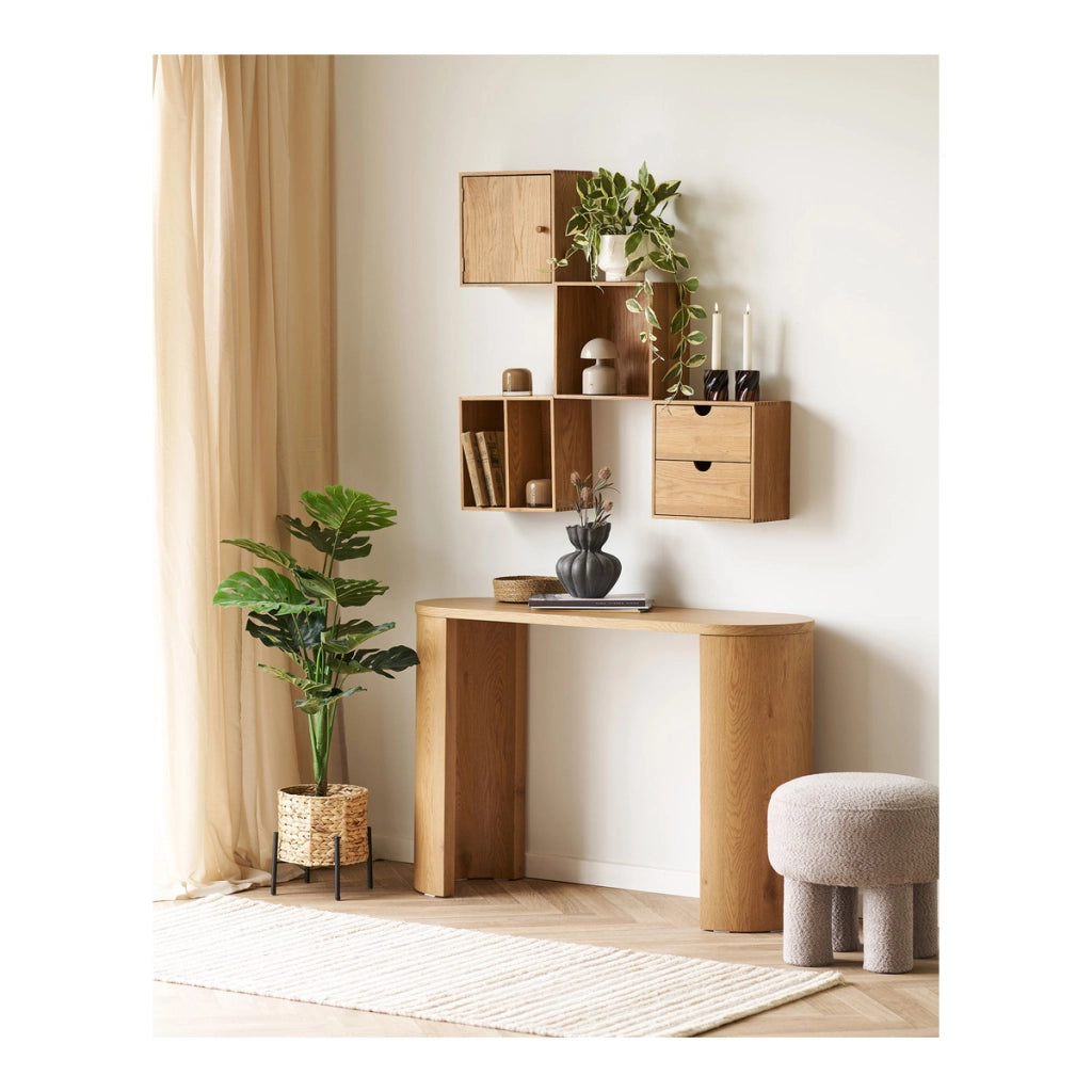 Mensola Townsville, Marrone, Legno, 30x18x30 cm
