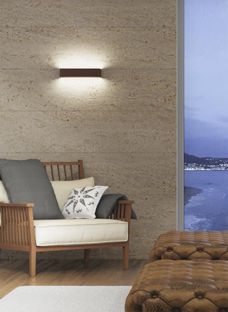 Mini Icon Wall 7W 120° Applique LED da Interno con Tecnologia Switch CCT 2700K/3000K/4000K, Finitura Bianco Opaco - Beneito & Faure