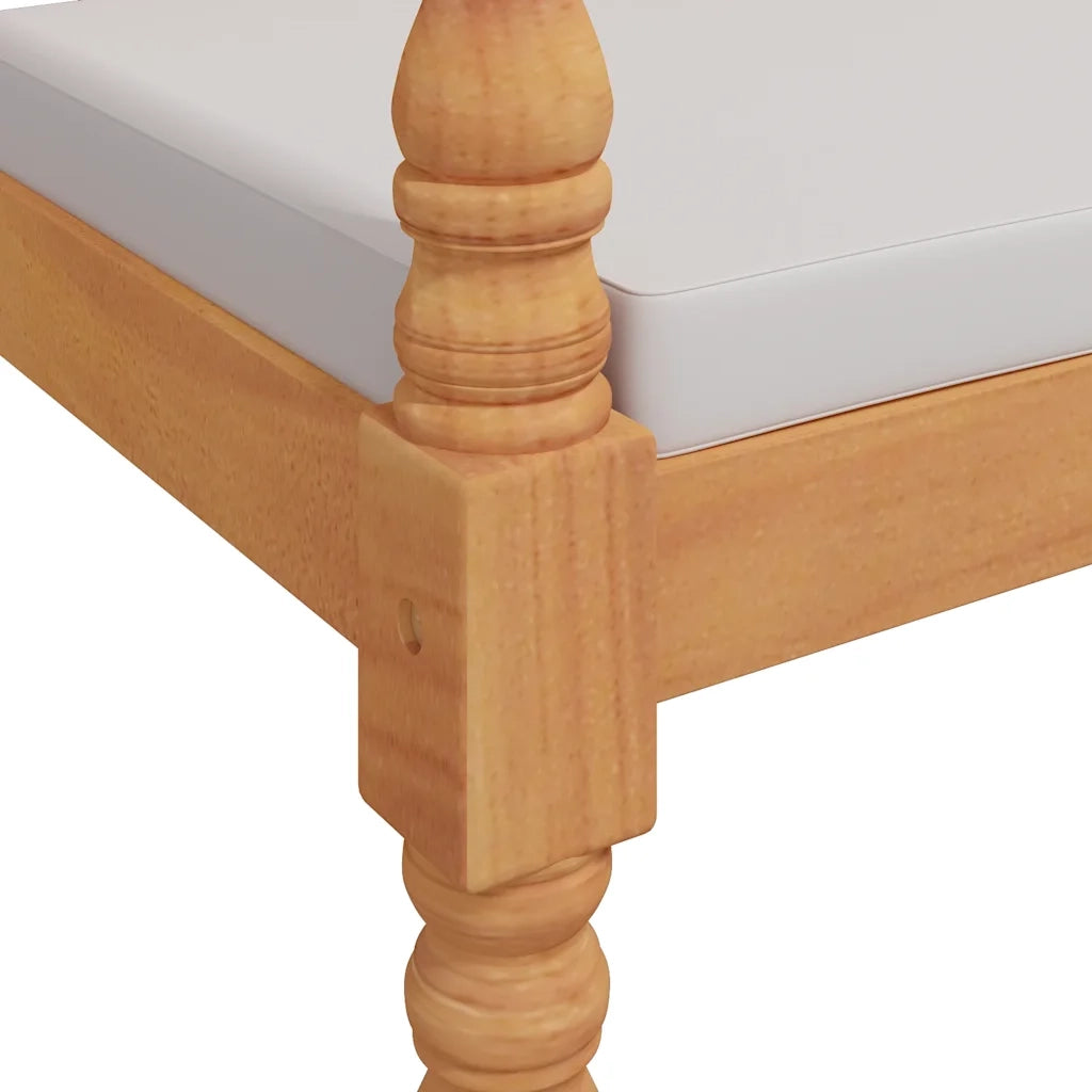 Panca da Giardino | Panchina Batavia con Cuscino 150 cm in Legno Massello di Teak
