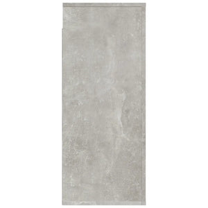 Mobile a Parete Grigio Cemento 80x33x80 cm in Legno Multistrato cod mxl 17517