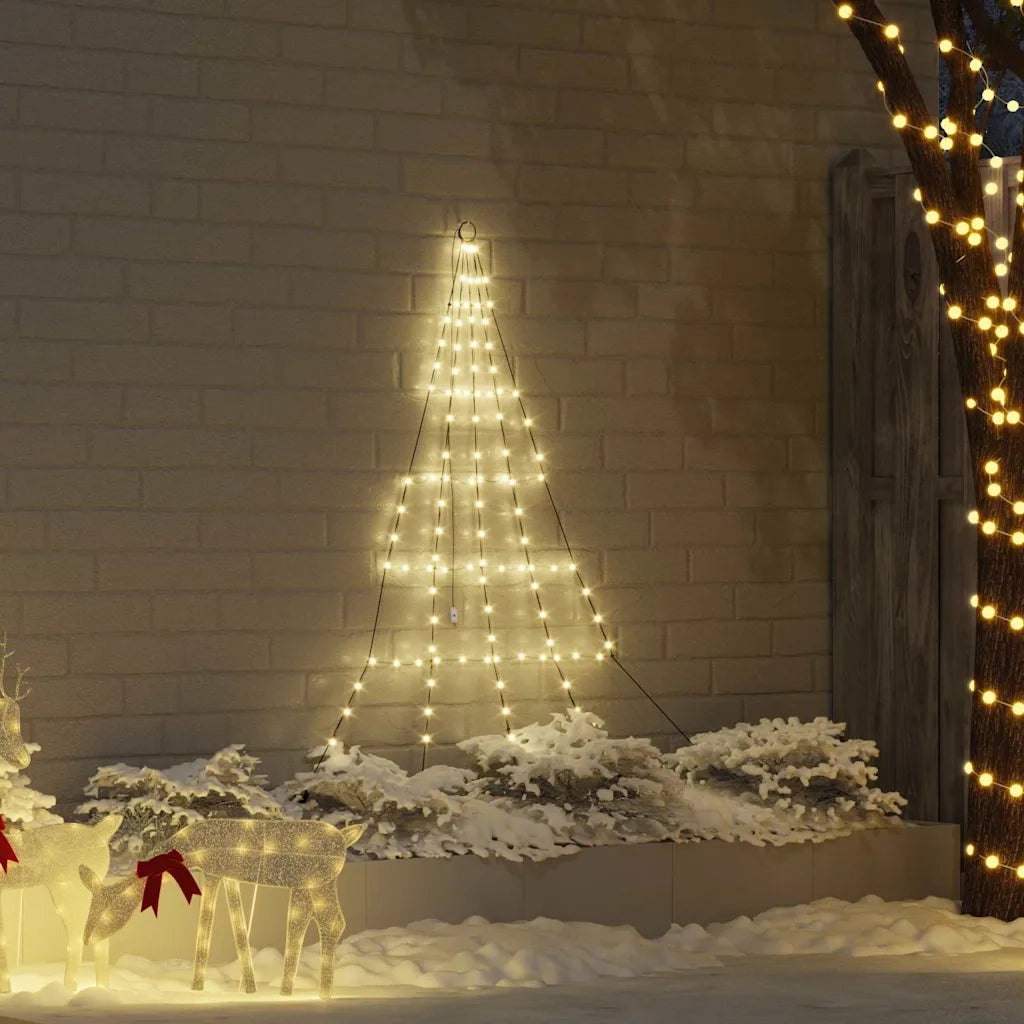 Albero di Natale | Decorazioni natalizie LED con picchetti per il terreno 182 cm
