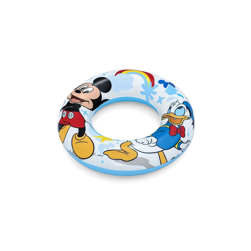 Trade Shop - Salvagente Topolino Mickey Mouse Paperino 56 Cm Per Mare Piscina Bambini 91004 -