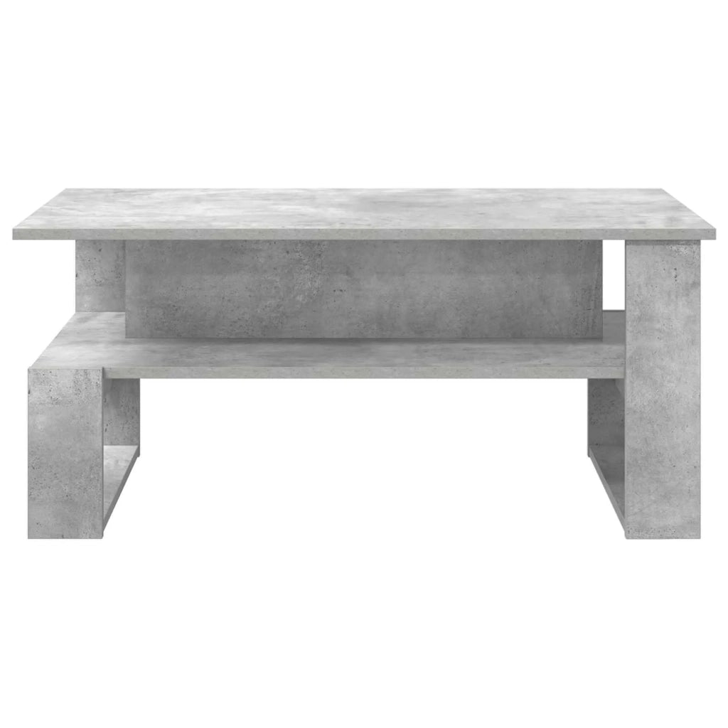 Tavolino da salotto Grigio cemento 90 x 50 x 40 cm
