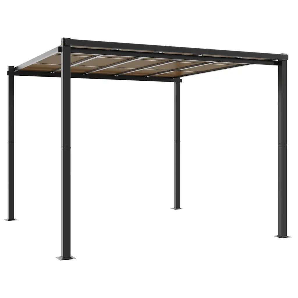 Gazebo da Giardino Antracite 3x3 m in Alluminio 3217060
