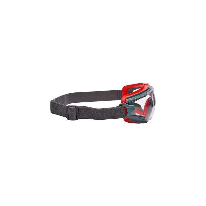 3M GG501 Goggle Gear 500 Occhiali a mascherina antiappannante lente trasparente policarbonato EN 166 colore Grigio Rosso