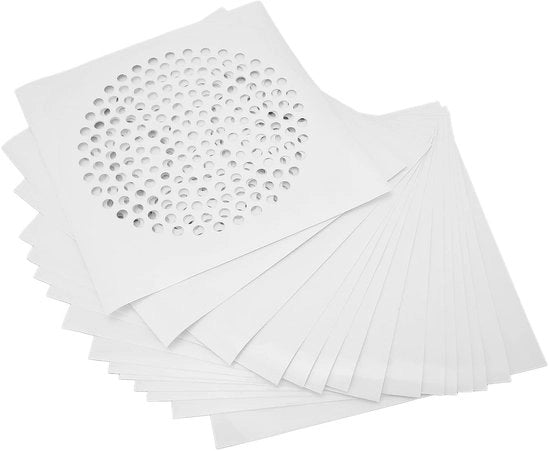 Etichette di filtro per acque reflue 15 pezzi - filtro anti blocco - filtro per capelli - filtro da gettare - diametro 15 cm