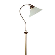 Piantana Classico Adjustable Acciaio Adjustable Vetro 1 Luce E27