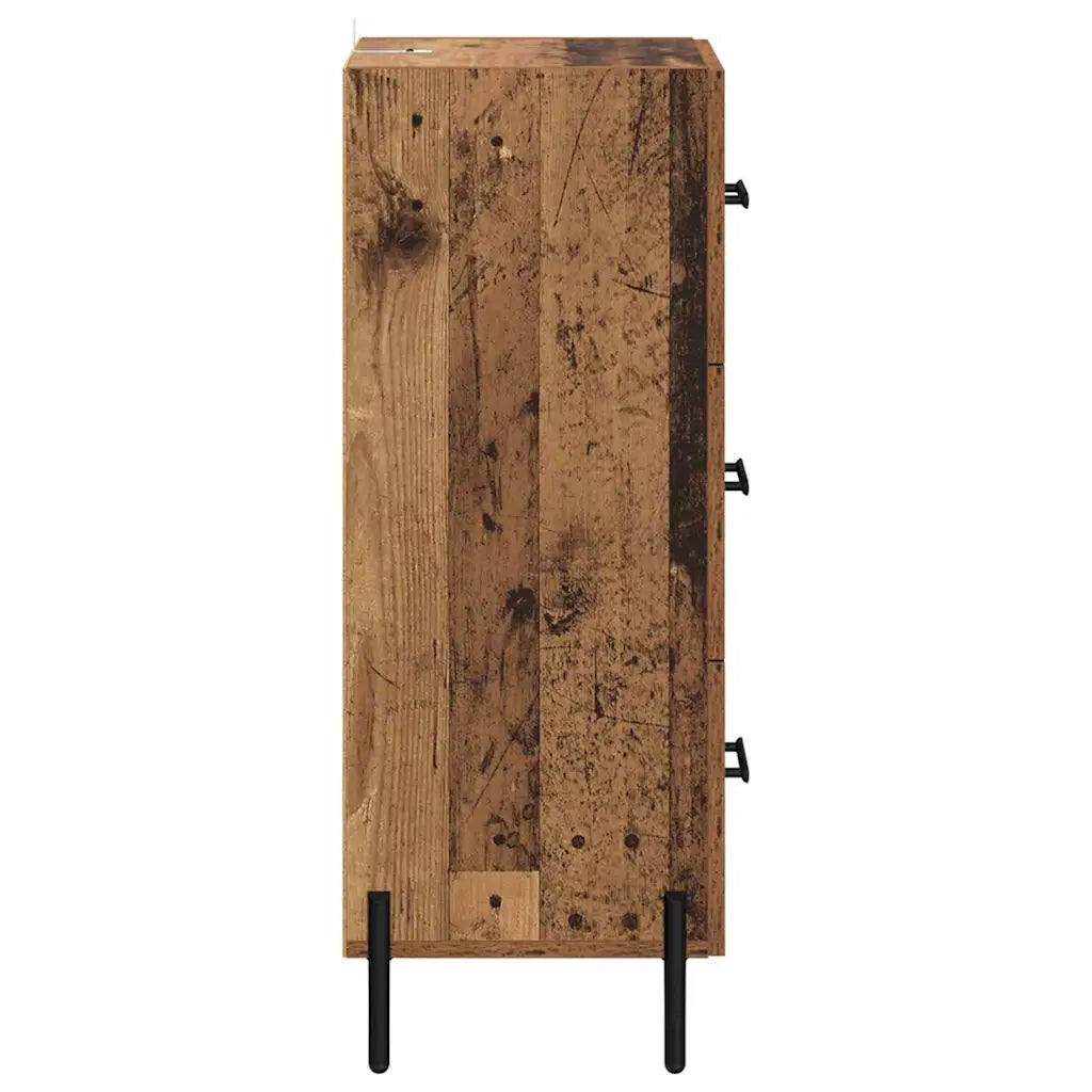 Credenza-Buffet-Armadio da cucina Legno vecchio 34 x 34,5 x 90 cm Legno multistrato 459171