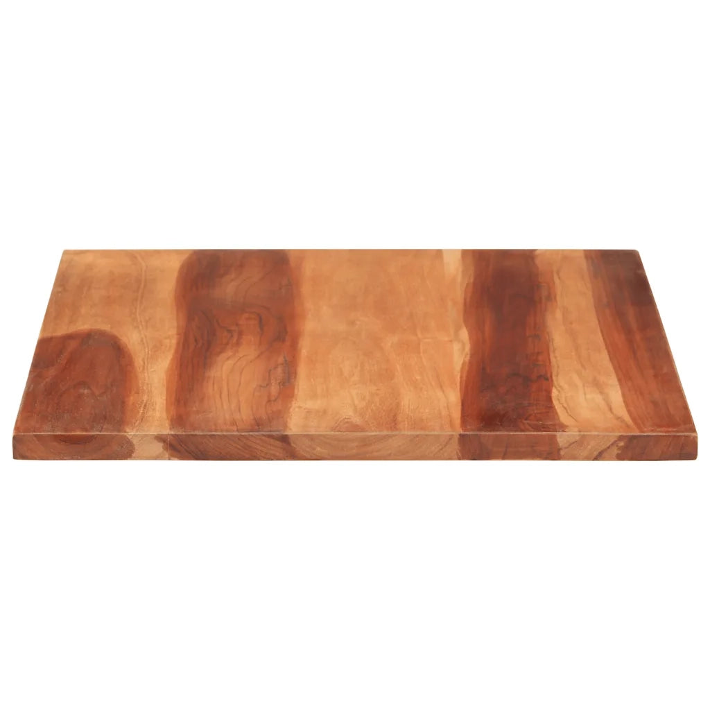 vidaXL Piano Tavolo in Legno Massello di Acacia 25-27 mm 60x80 cm