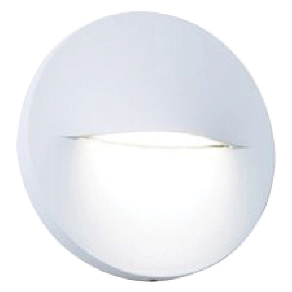 SEGNA PASSO TONDO 'OPEN' colore bianco - 3 watt - SOVIL