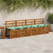 Cuscini per Panchina a 2 Pezzi VUGHT 2 pz 100% Poliestere 951853