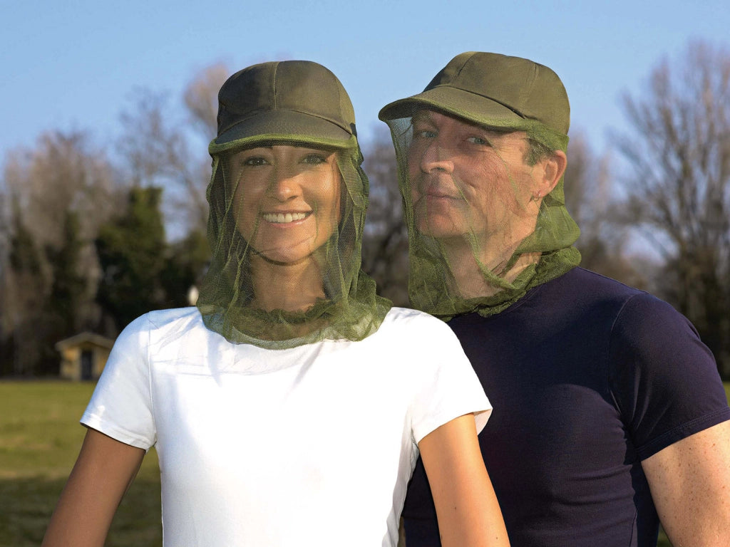 Retina Ripara Insetti con Cappello Rama Verde