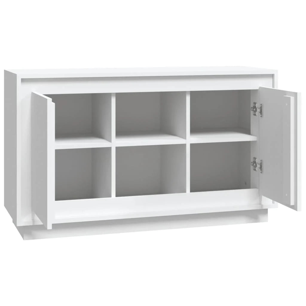 Buffet credenza cassettiera mobiletto mobile contenitore organizer per cucina soggiorno salotto 102 x 35 x 60 cm legno ingegnerizzato bianco 02_0030175