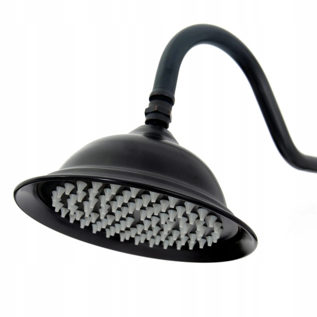 Set Doccia Con Beccuccio Rea Retro Old Black