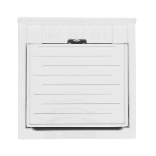 Lavatoio 60x50 con mobile ad 2 ante in ABS con tavola in propilene - Bianco