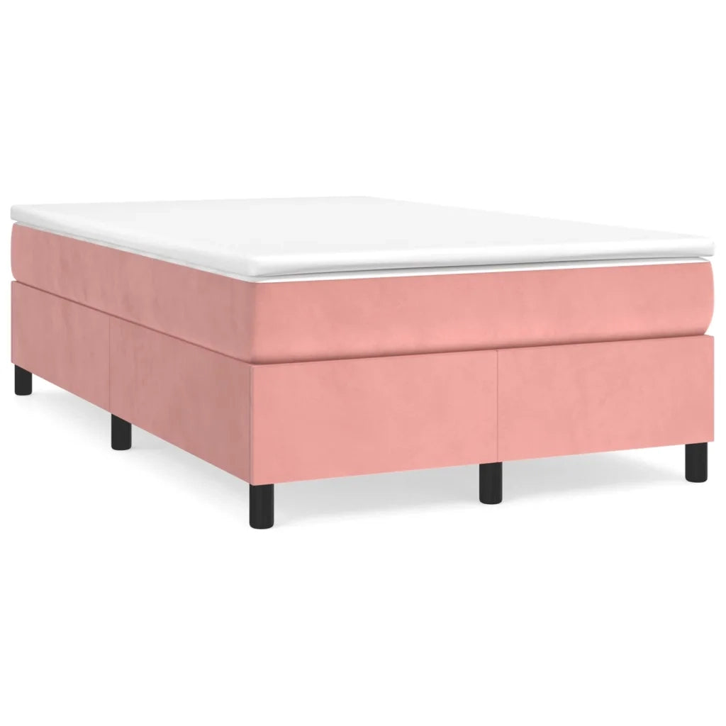 Giroletto a Molle con Materasso Rosa 120x200 cm in Vellutocod mxl 99927