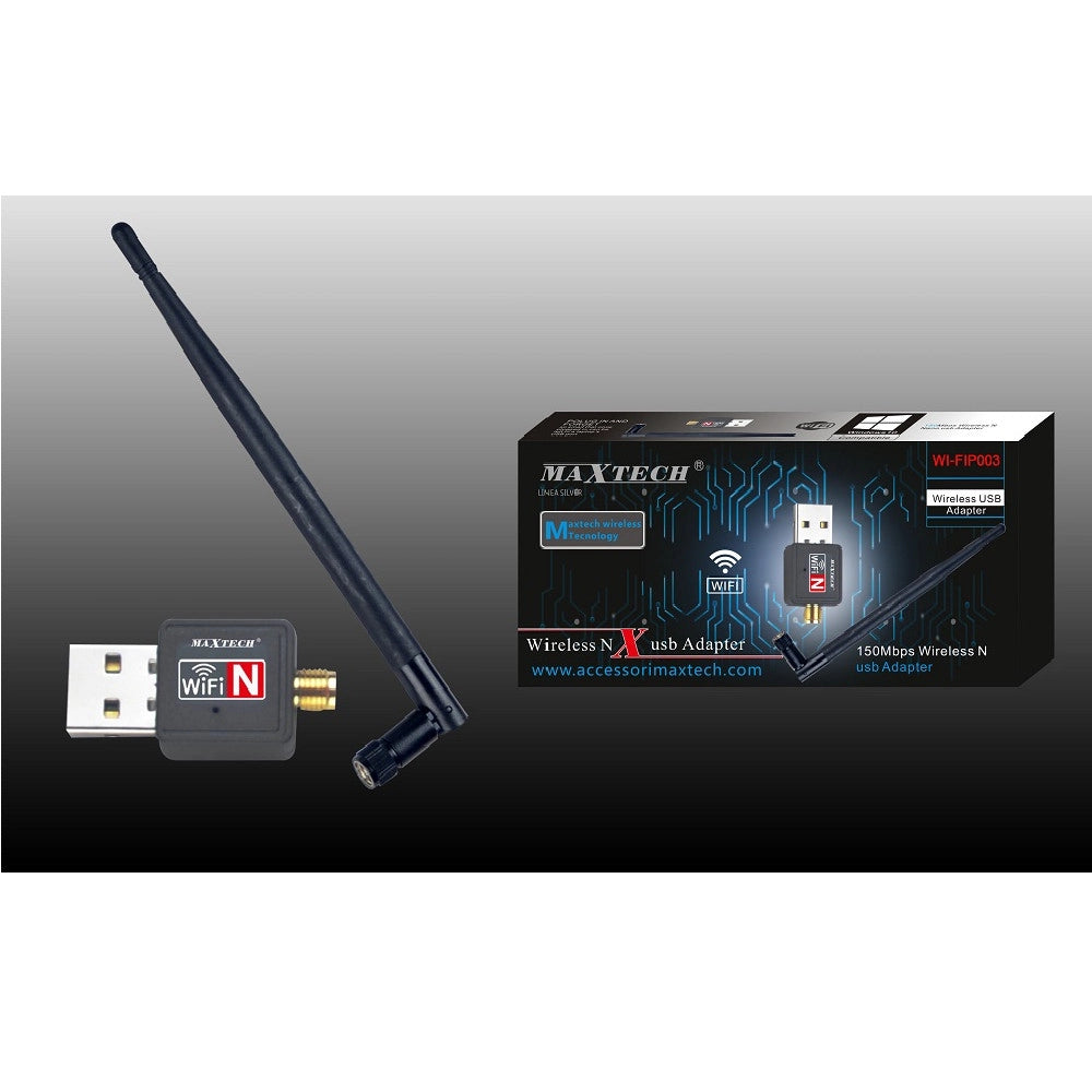 Trade Shop - Chiavetta Adattatore Nano Wireless Wifi Usb 150mps Pc Computer Maxtech Wi-fip003 -