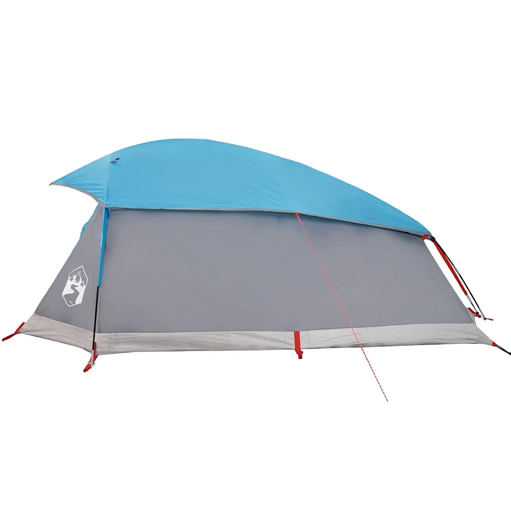 Tenda da Campeggio a Cupola per 1 Persona-Tenda per Escursionismo Blu Impermeabile 589080