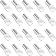 Sostegni per pannelli a forma di cucchiaio in metallo per pannelli di cassettiera - Sostegni per pannelli per mobili per librerie.