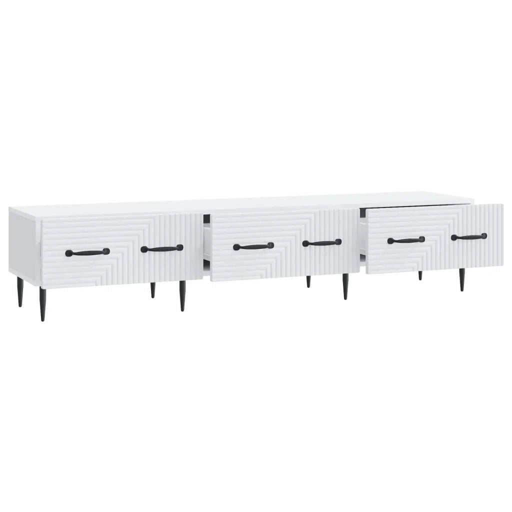 Mobile TV Bianco 147 x 34,5 x 30 cm Legno ingegnerizzato 894935
