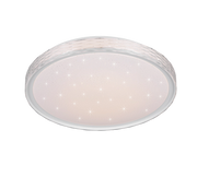Plafoniera LED cielo stellato, metallo, cristallo, D 40 cm, Varda