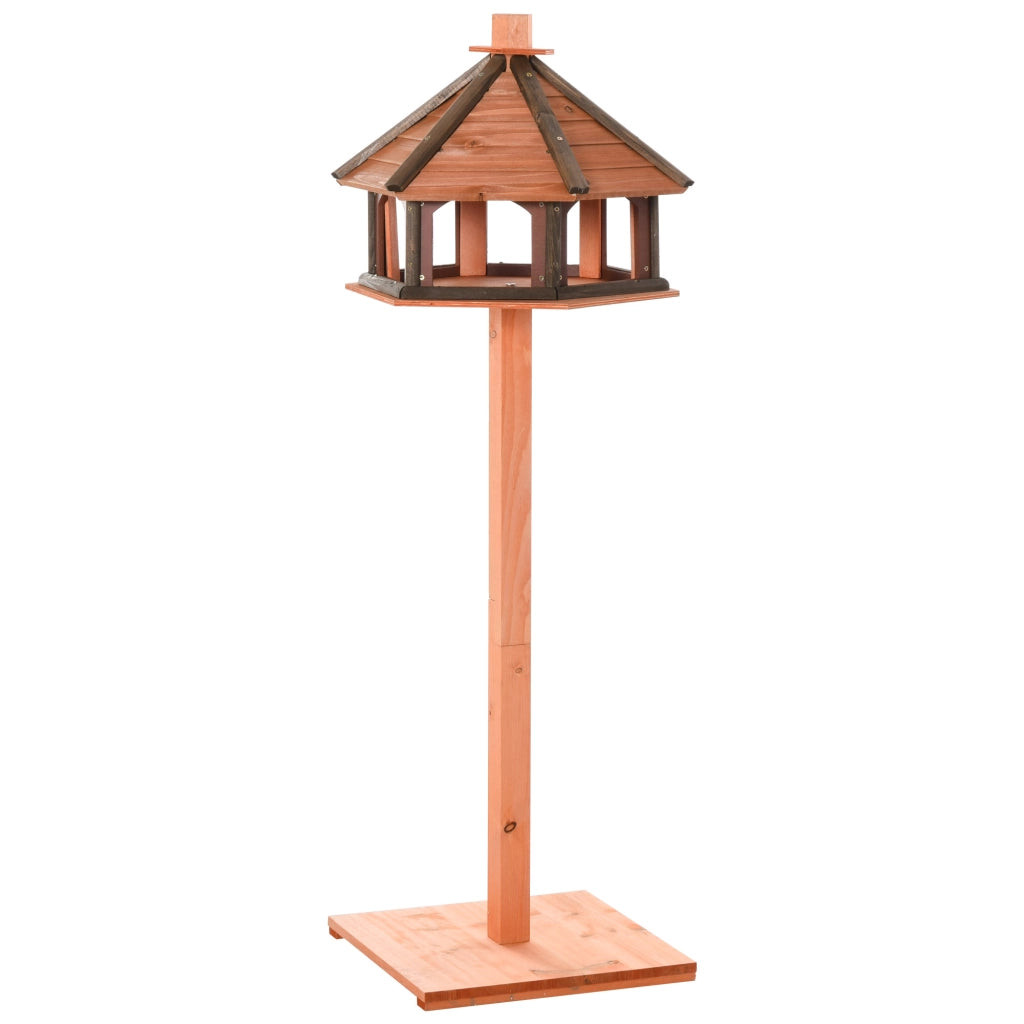 Casetta per uccelli con supporto ¨C zephmum ¨C ?52x130 cm in legno naturale