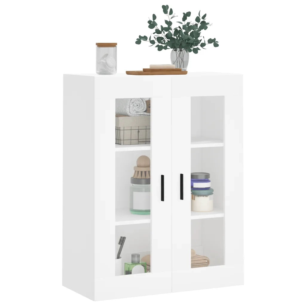 Mobile a Parete Bianco 69,5x34x90 cm 828492