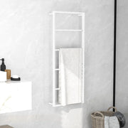 Portasciugamani Bianco 45x10x115 cm Acciaio 336119
