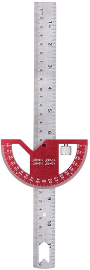 Houtbewerking Randmeetliniaal con Alta Precisione - Multifunzionale Angolo Misuratore - 31 x 10 x 1 cm - Ideale per la Costruzione di Armadi - Adatto per...