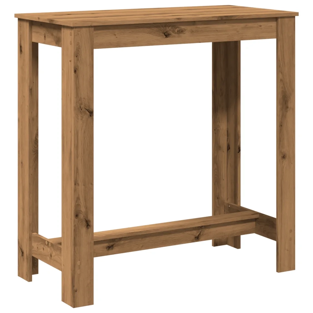 Tavolo Bar Rovere Artigianale 102x50x103,5 cm Legno Multistrato