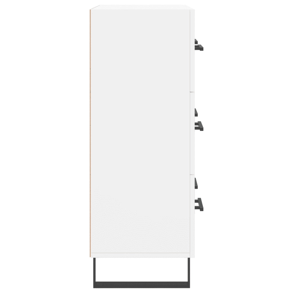 Credenza | Madia | Buffet da pranzo | Armadio da pranzo Bianca 69,5x34x90 cm in Legno Multistrato