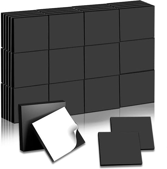 Tabelle di magneti adesivi, 100 pezzi di magneti adesivi 20 x 20 mm, tabelle adesive di magneti, adesivi per magneti, colla per foto